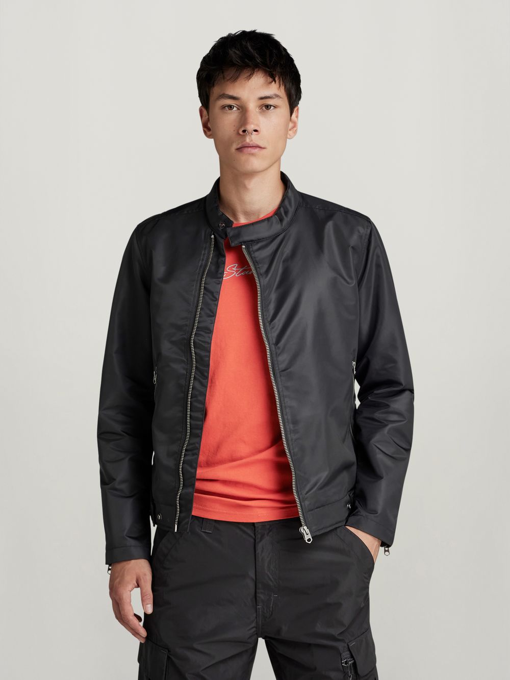 G star leather jacket hotsell