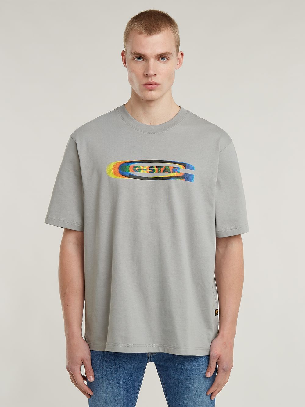 Tシャツ・カットソー LMC NEW CLASSIC LOGO SHEER SHIRT ivory 0LM45SSH501IVR Embroidered Monogram Logo T-Shirt | Calvin Klein