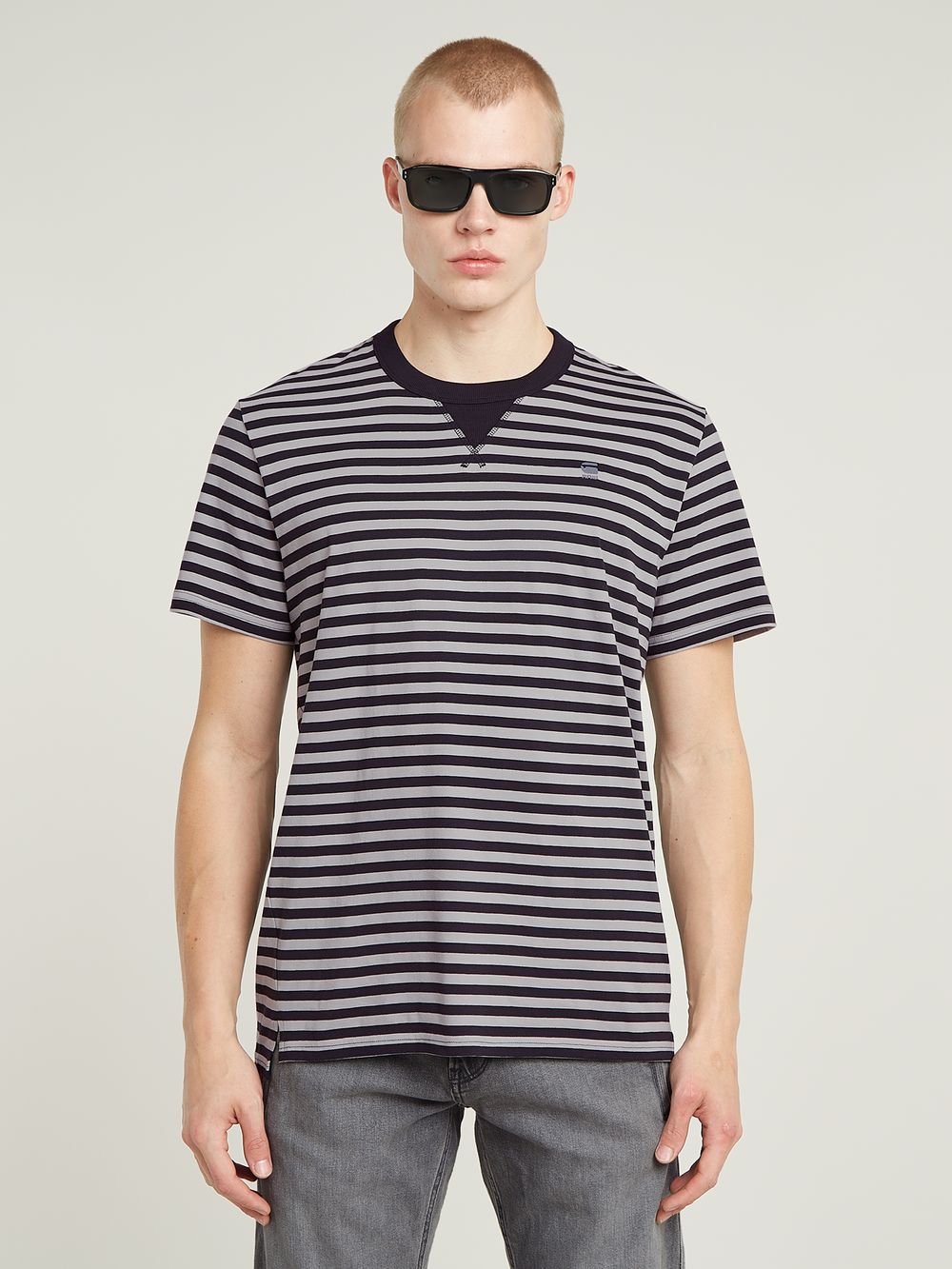 Slanted Double Pocket Regular Shirt | Grey | G-STAR® US