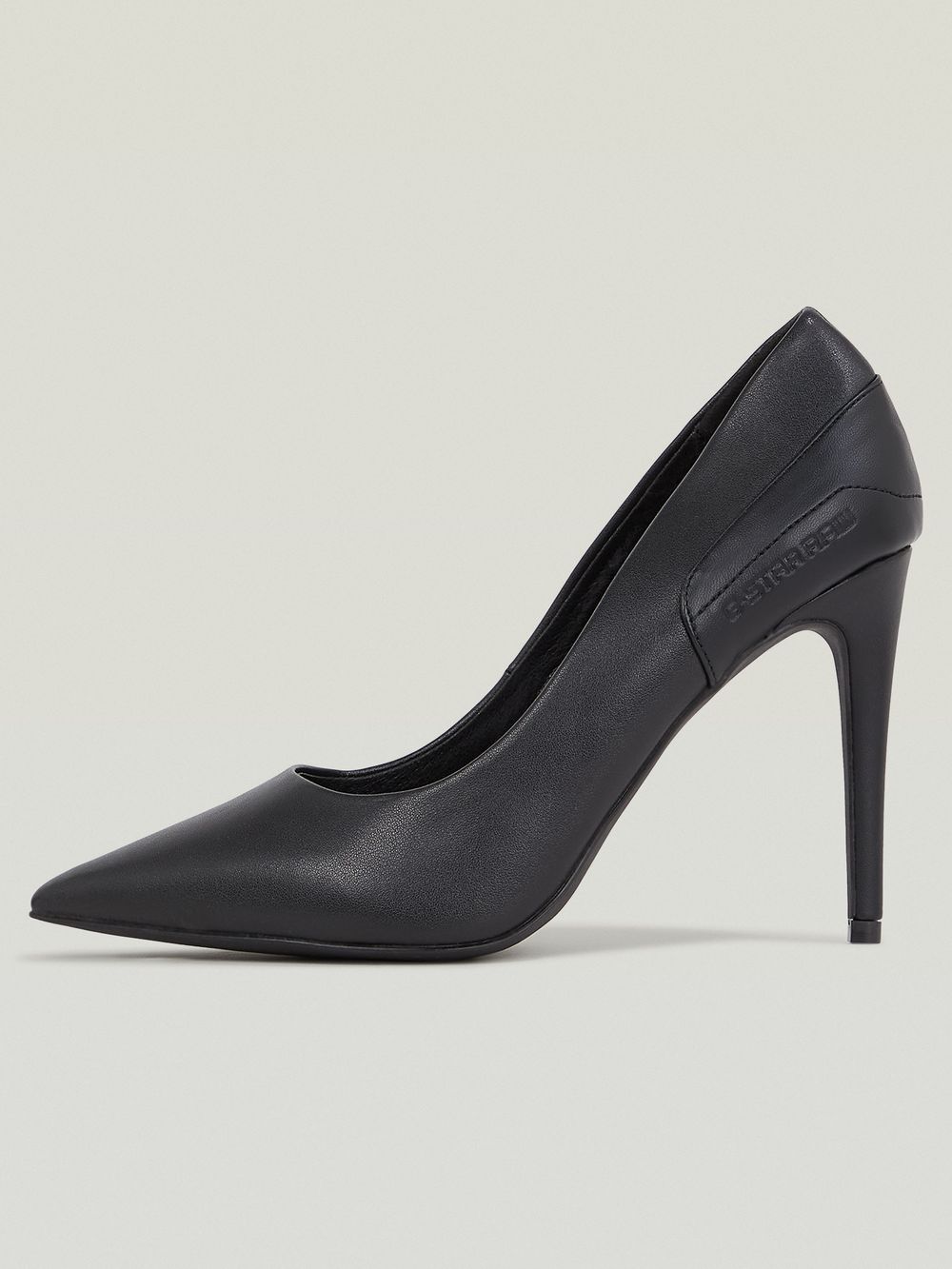 Stray Leather Heels Black G STAR ZA