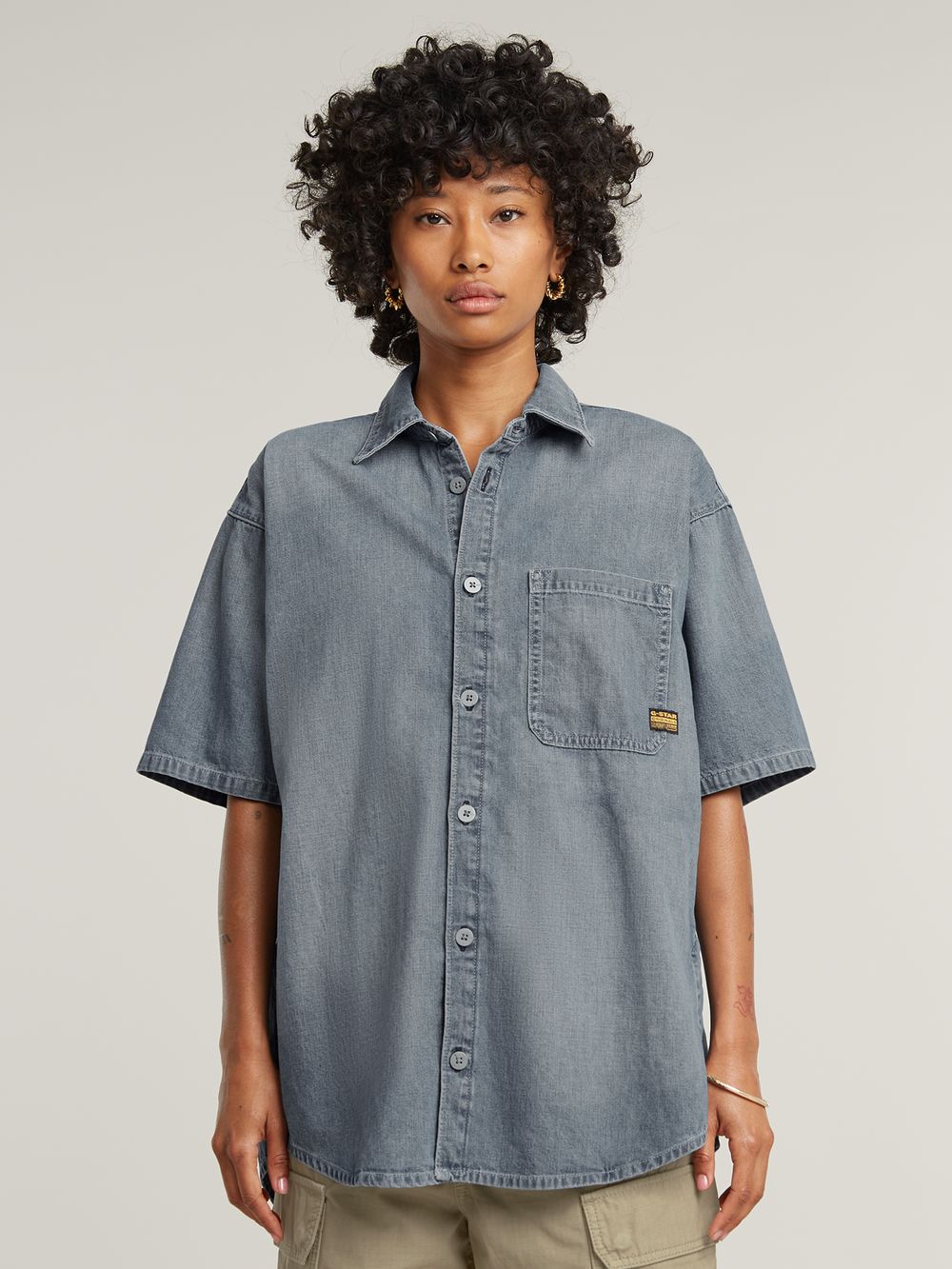 Asymmetrical Zip Slim Tank Top | White | G-STAR® RO