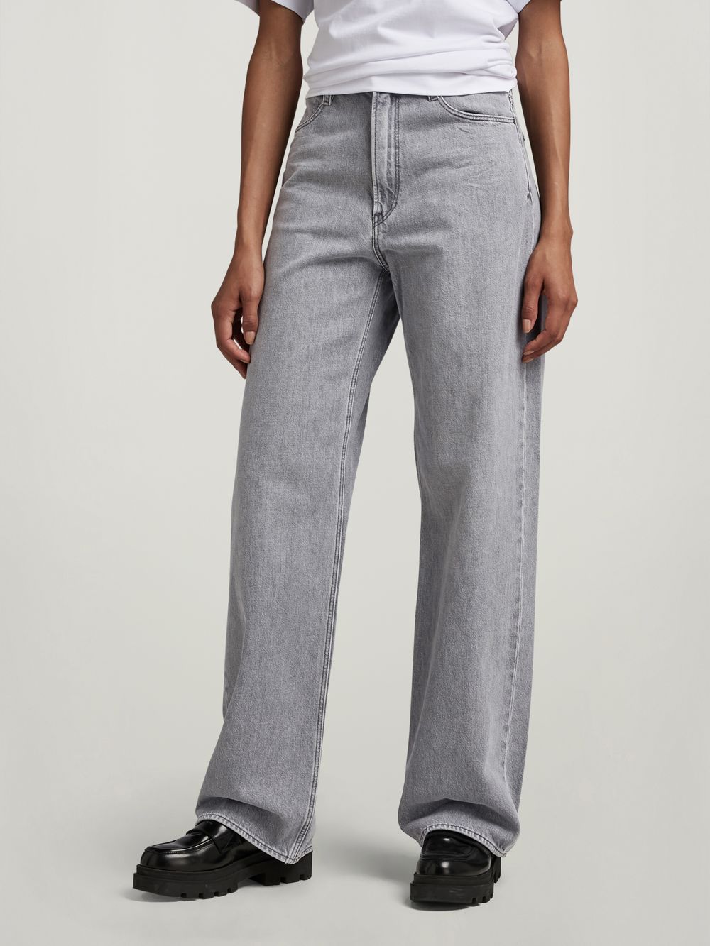 Stray Ultra High Loose Jeans | Grey | G-STAR® US