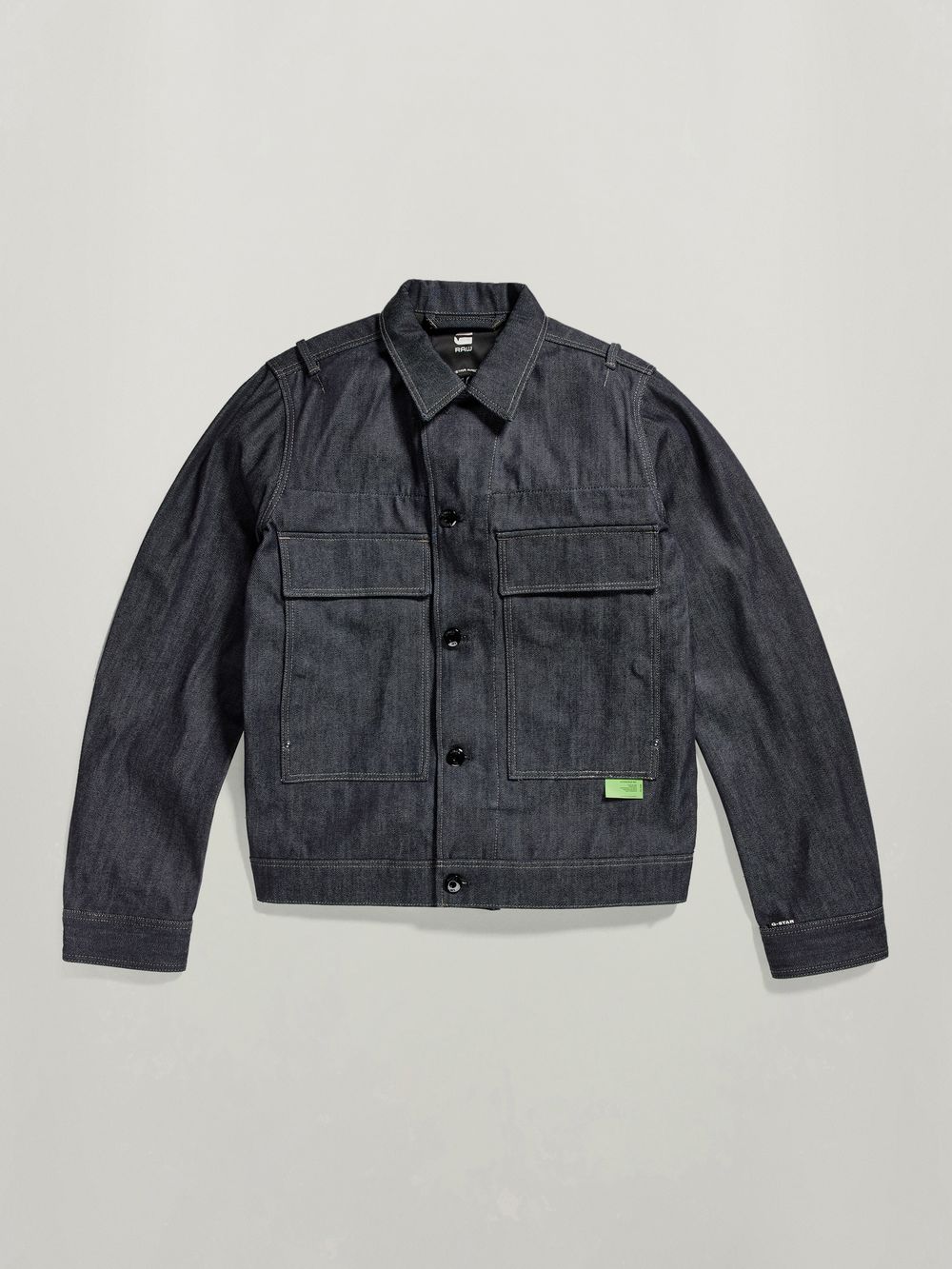 Unisex Utility Flap Pocket Jacket | Dark blue | G-STAR® US