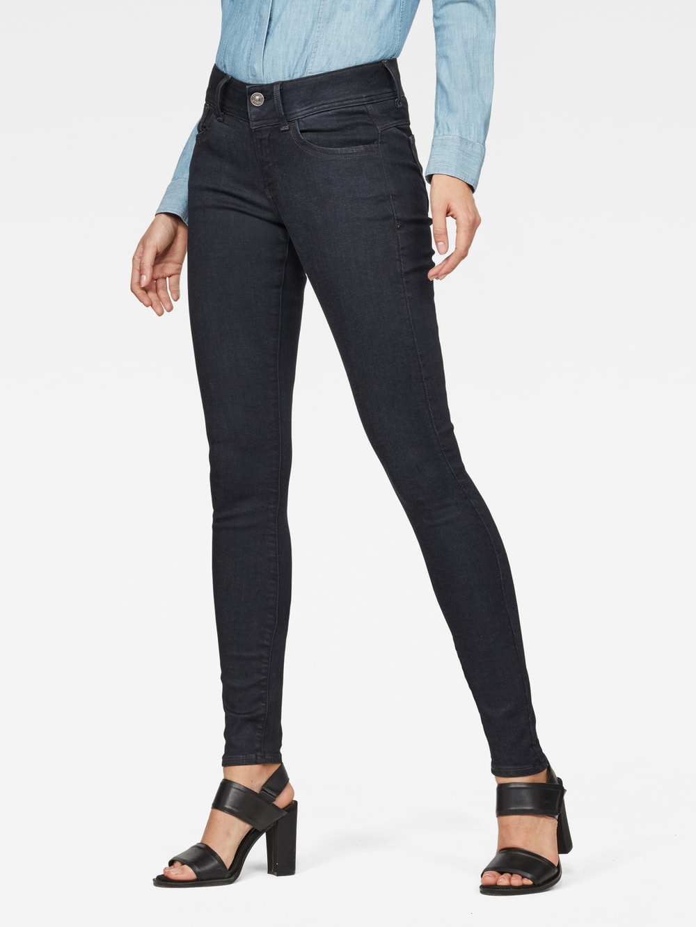 G star lynn mid skinny sale discount