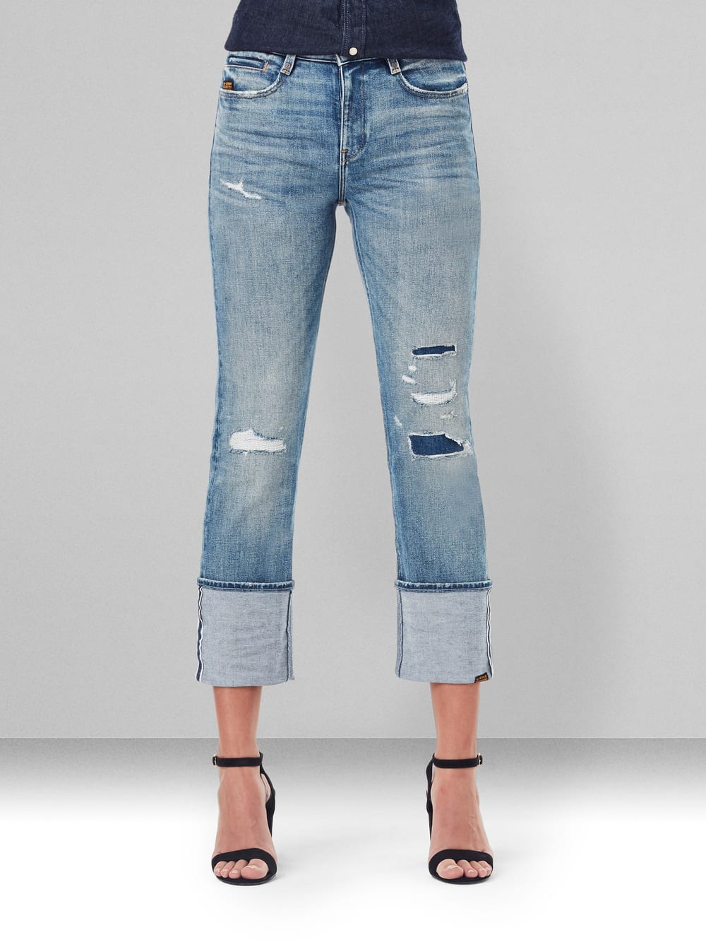 Noxer Straight Selvedge Jeans | Light blue | G-STAR® US
