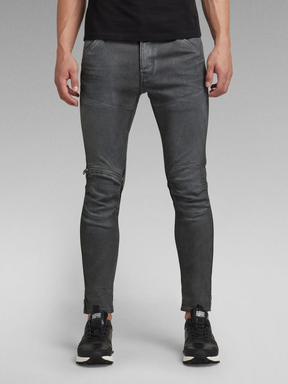 G star wax coated jeans top