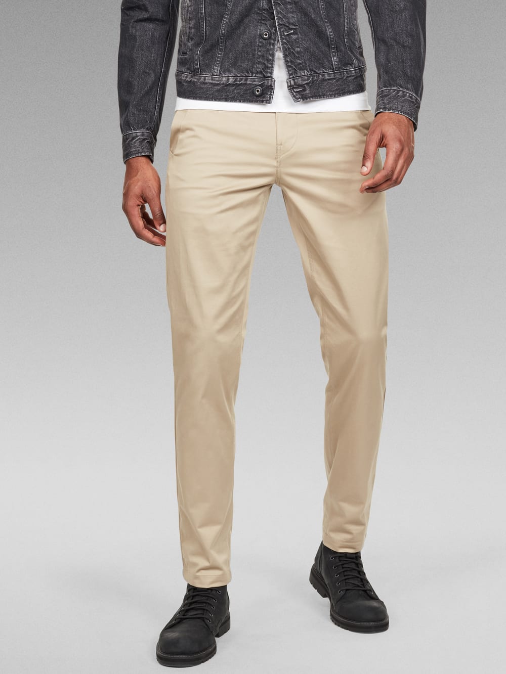 【SCENERITY】Finger Brushed Pants Bronson High Waist Boyfriend Chino | Dark blue | G-STAR® US