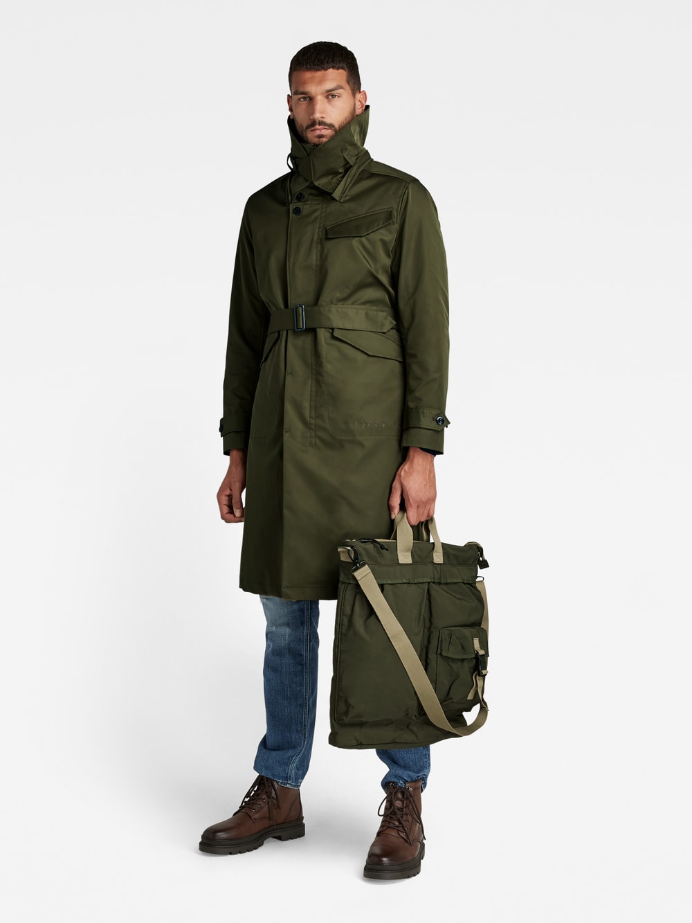 E Detachable Pocket Backpack | グリーン | G-STAR® JP