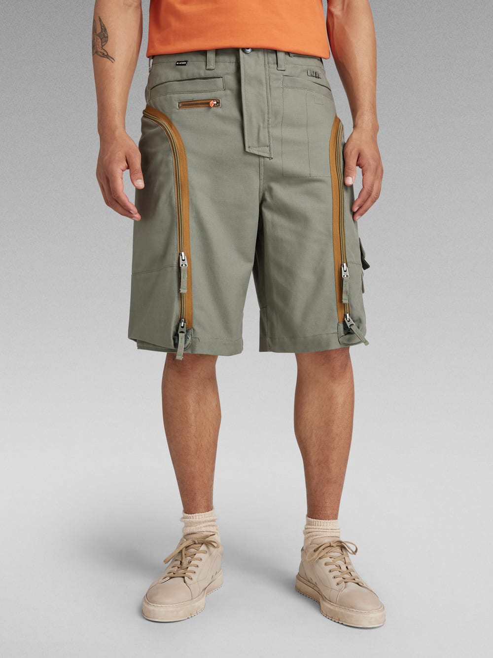 Men s Cargo Shorts Camo Long Cargo Shorts G Star RAW JP