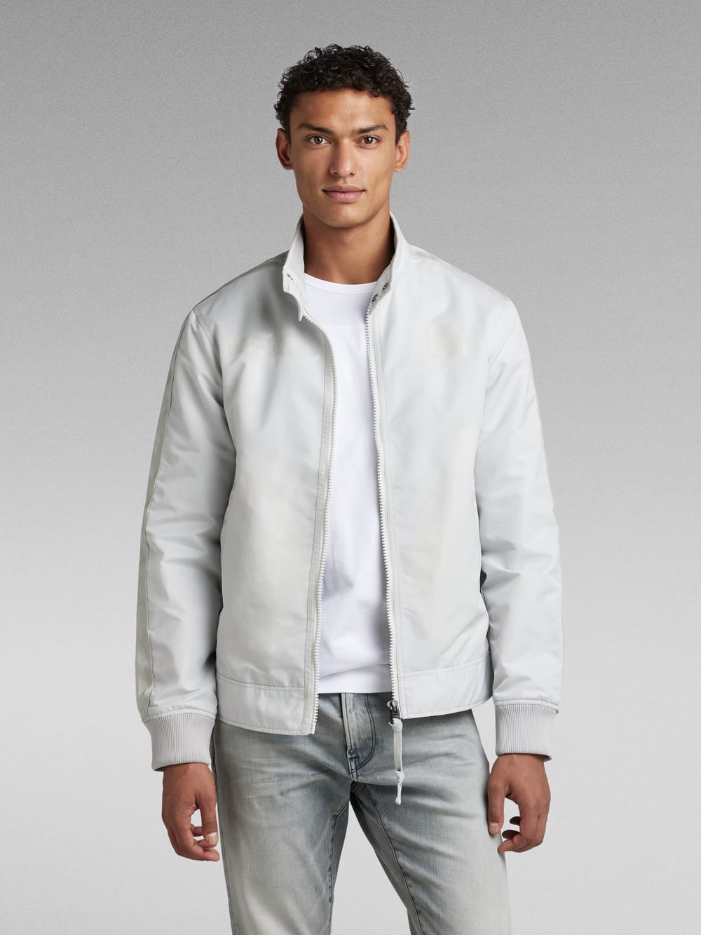 G star raw white jacket new arrivals