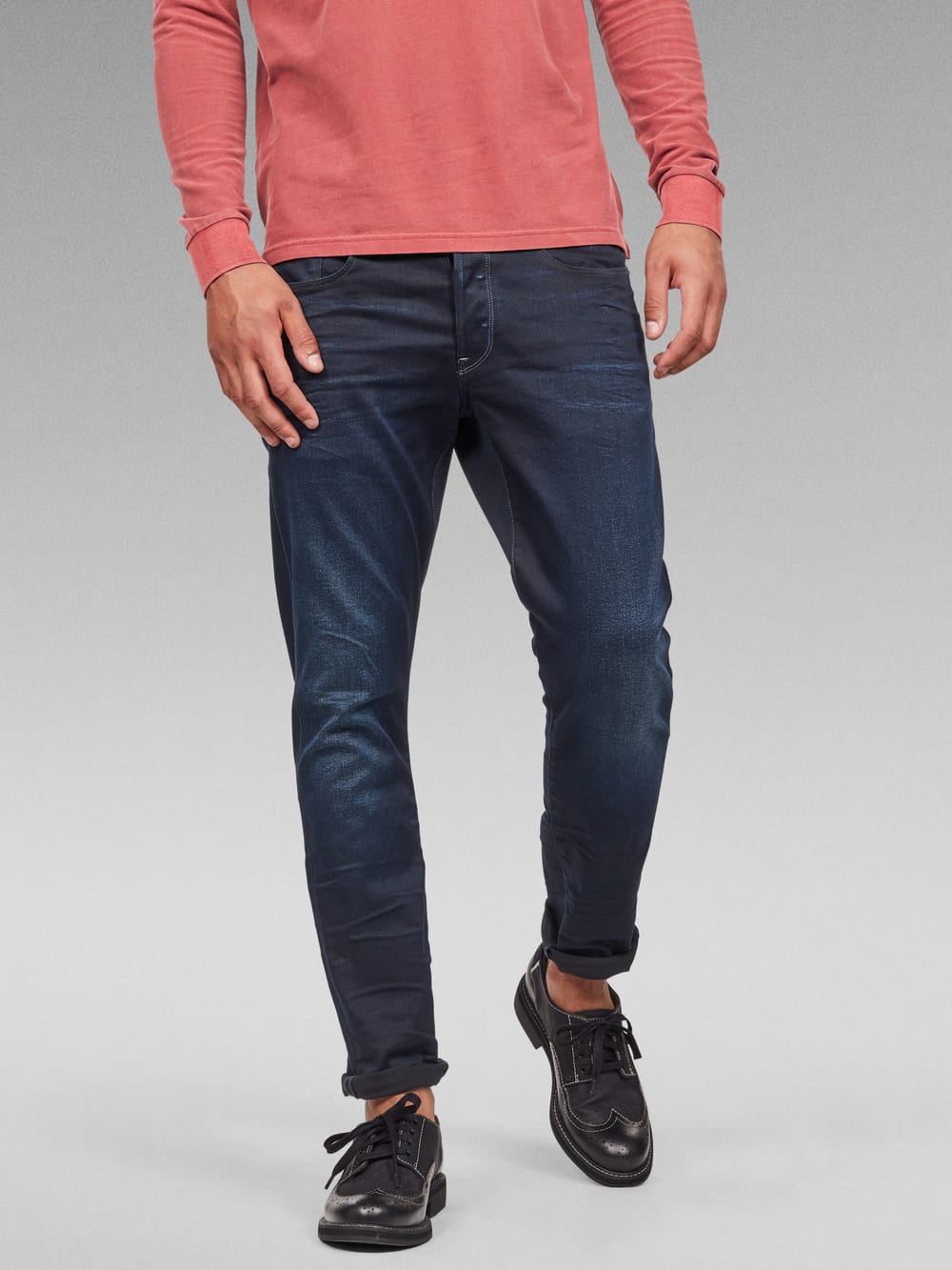 Straight leg tapered jeans 2025