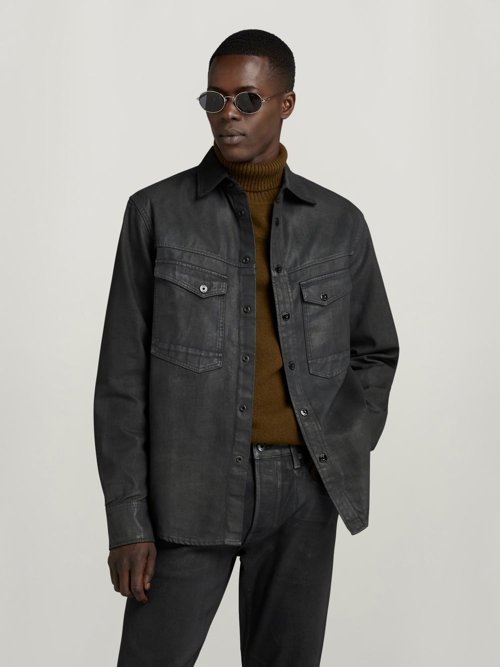 G star denim shirt mens outlet