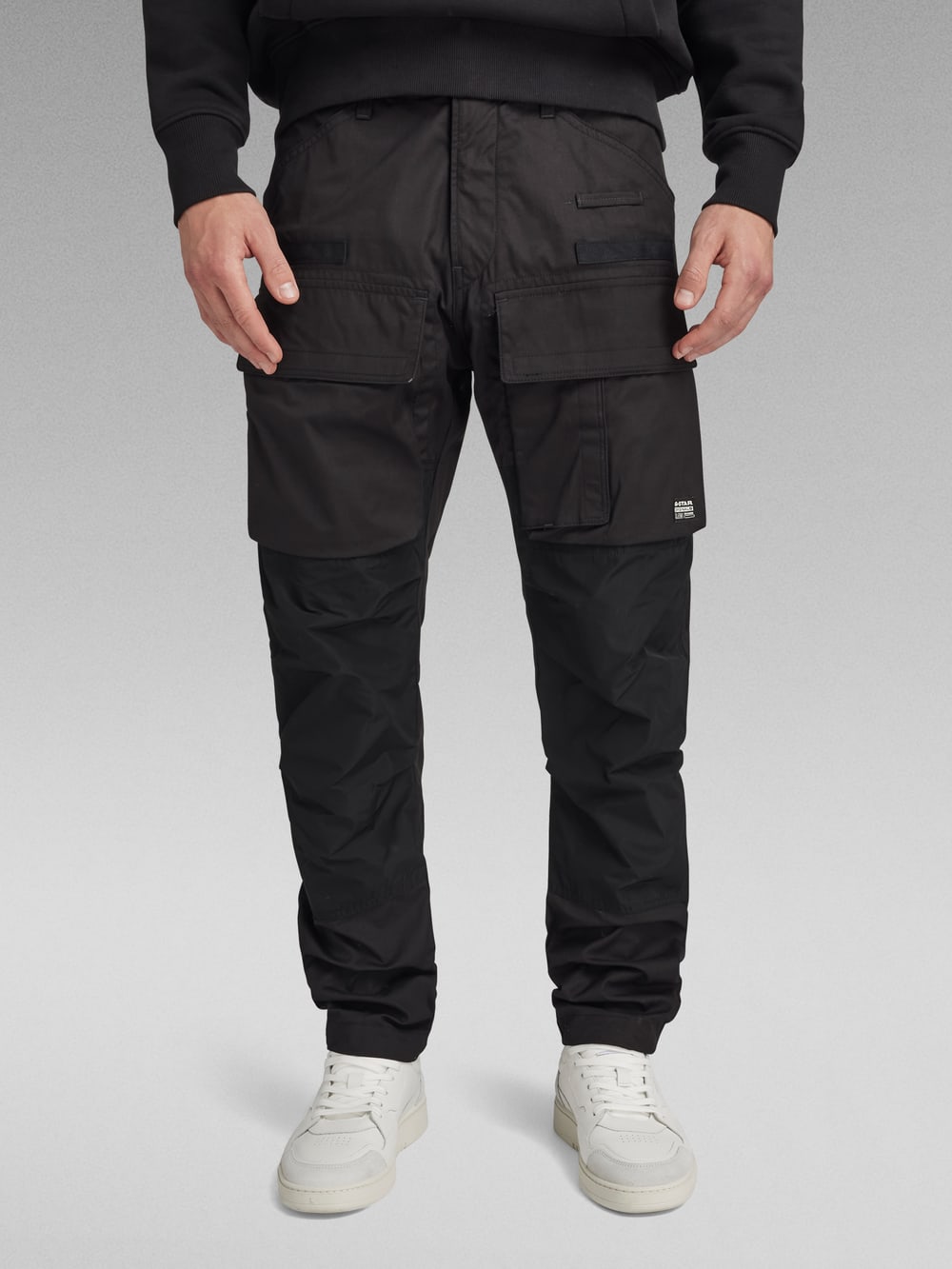 3D Regular Tapered Cargo Pants Black G STAR US