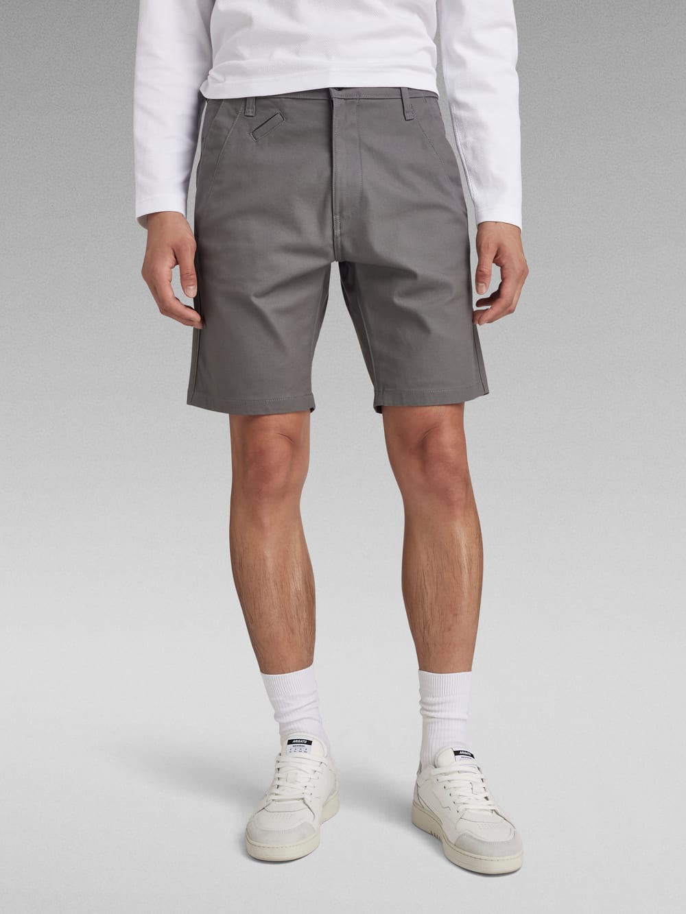Bronson 2.0 Slim Chino Shorts Grey G STAR AU