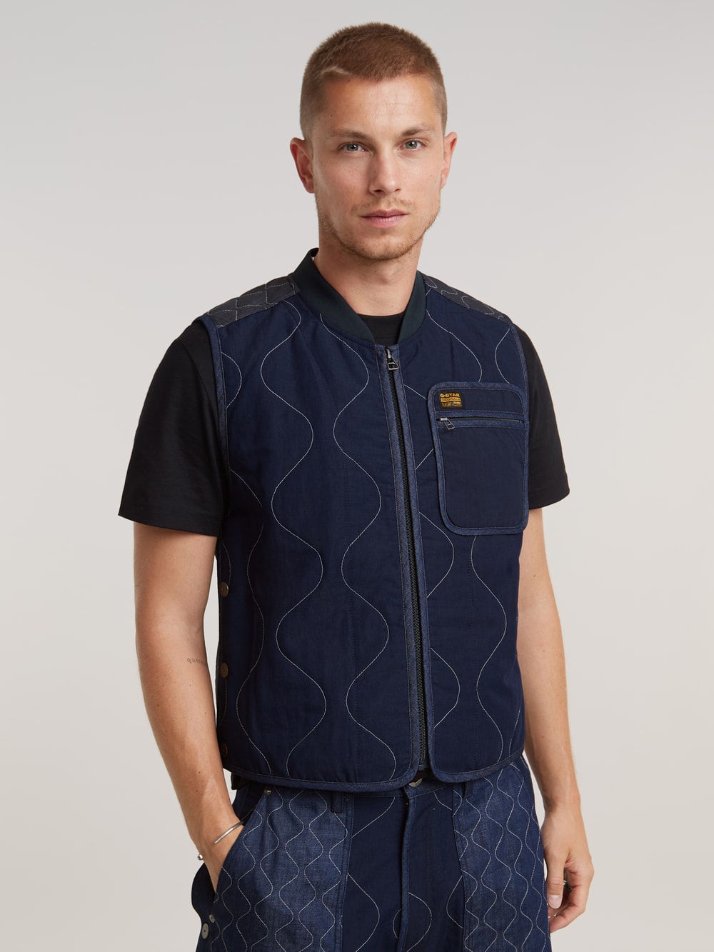 Men s Puffer Quilted Vests G Star RAW AU