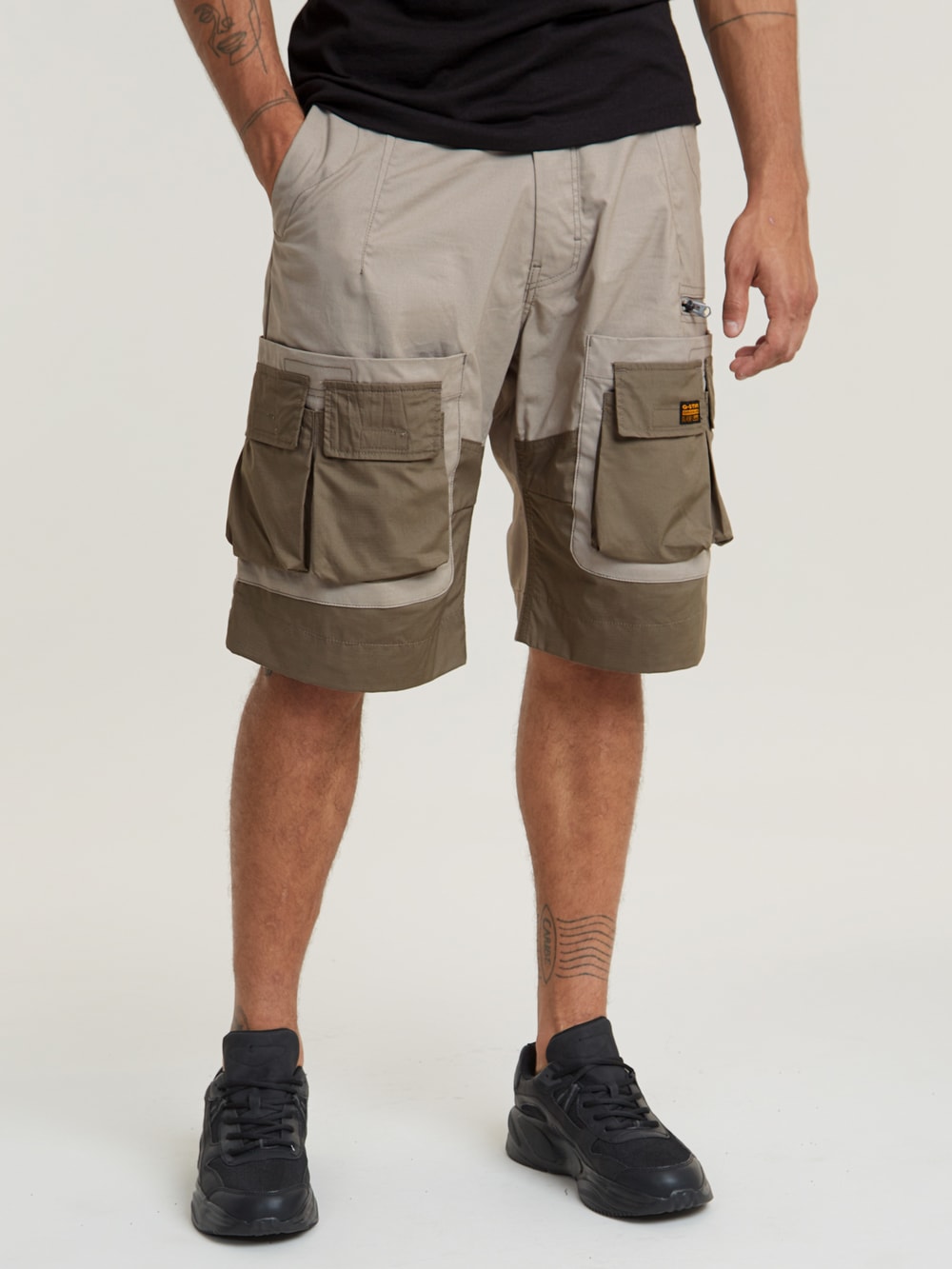 P 35T Relaxed Cargo Shorts Beige G STAR US