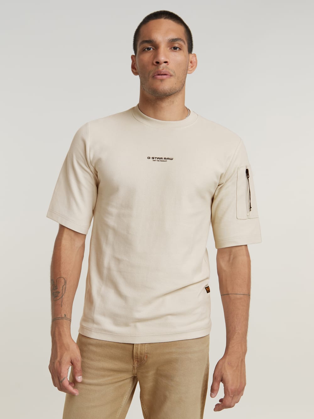 G-star raw white t-shirt outlet
