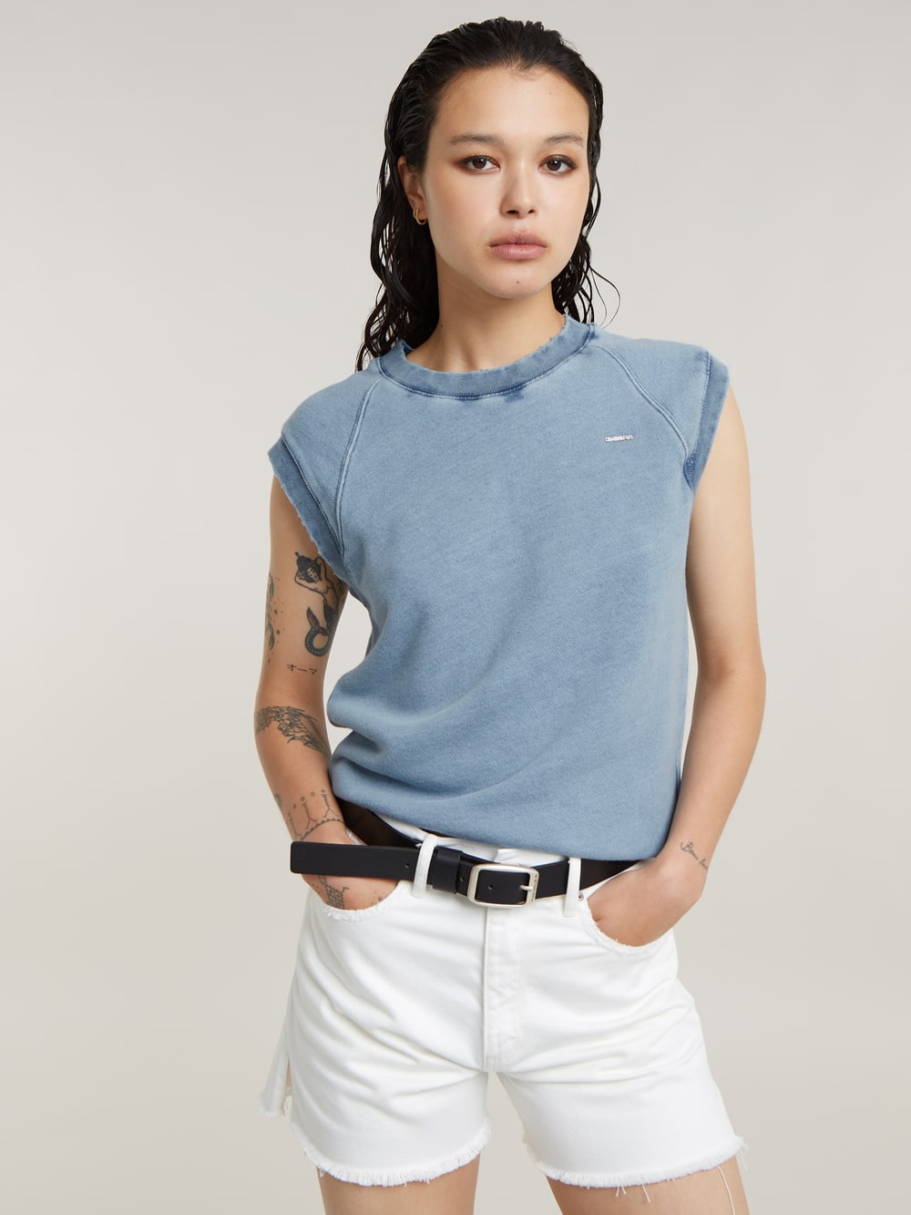Womens sleeveless t shirts top