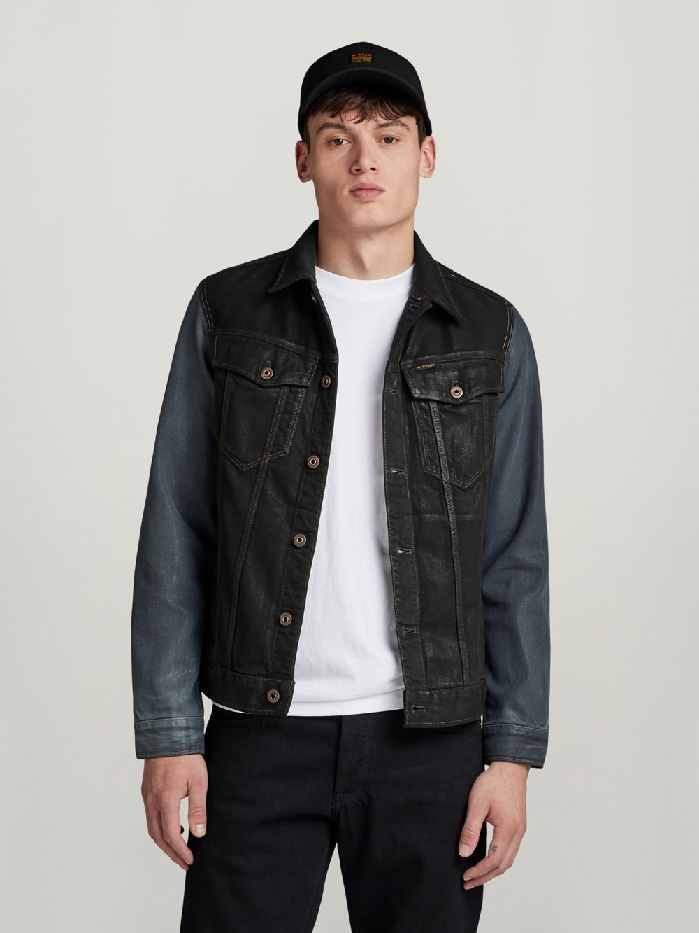 Originals 3301 Slim Jacket | Dark blue | G-STAR® US