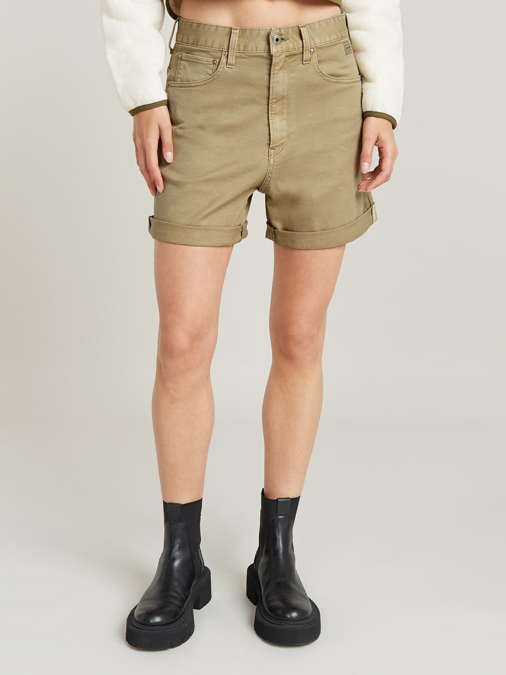 Women s Shorts High Waist Denim Shorts G STAR US