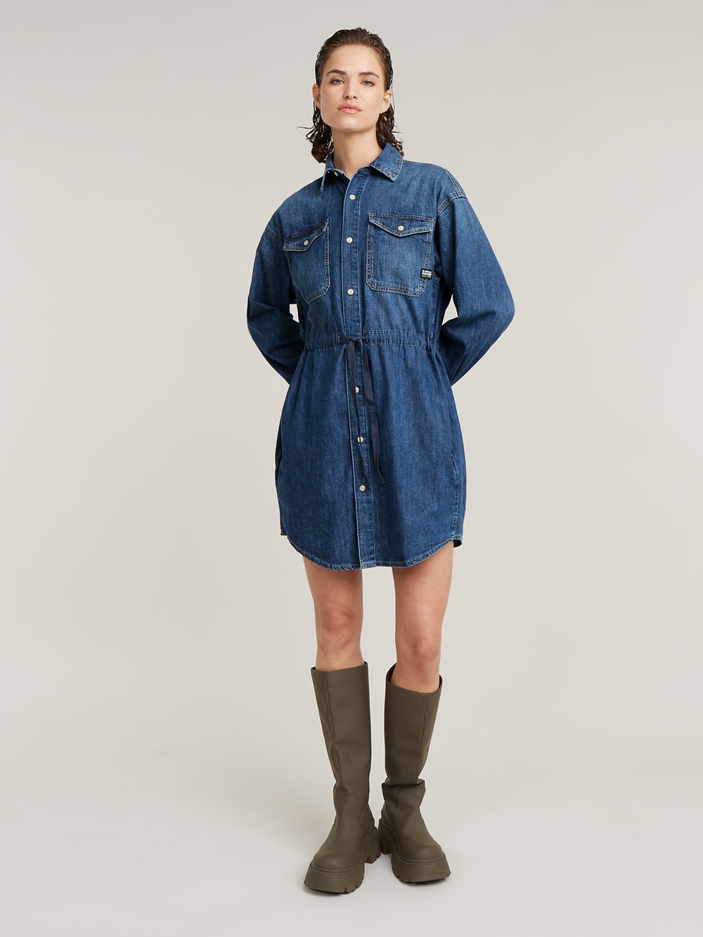 Women s Dresses Shirt Sweater Dresses G Star RAW CA