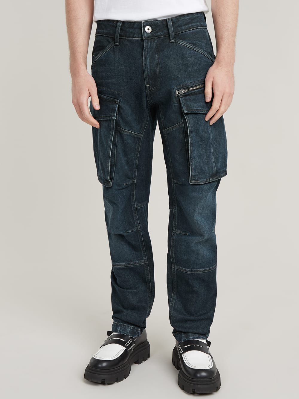 Men s Tapered Jeans Black Blue Grey G Star RAW CA