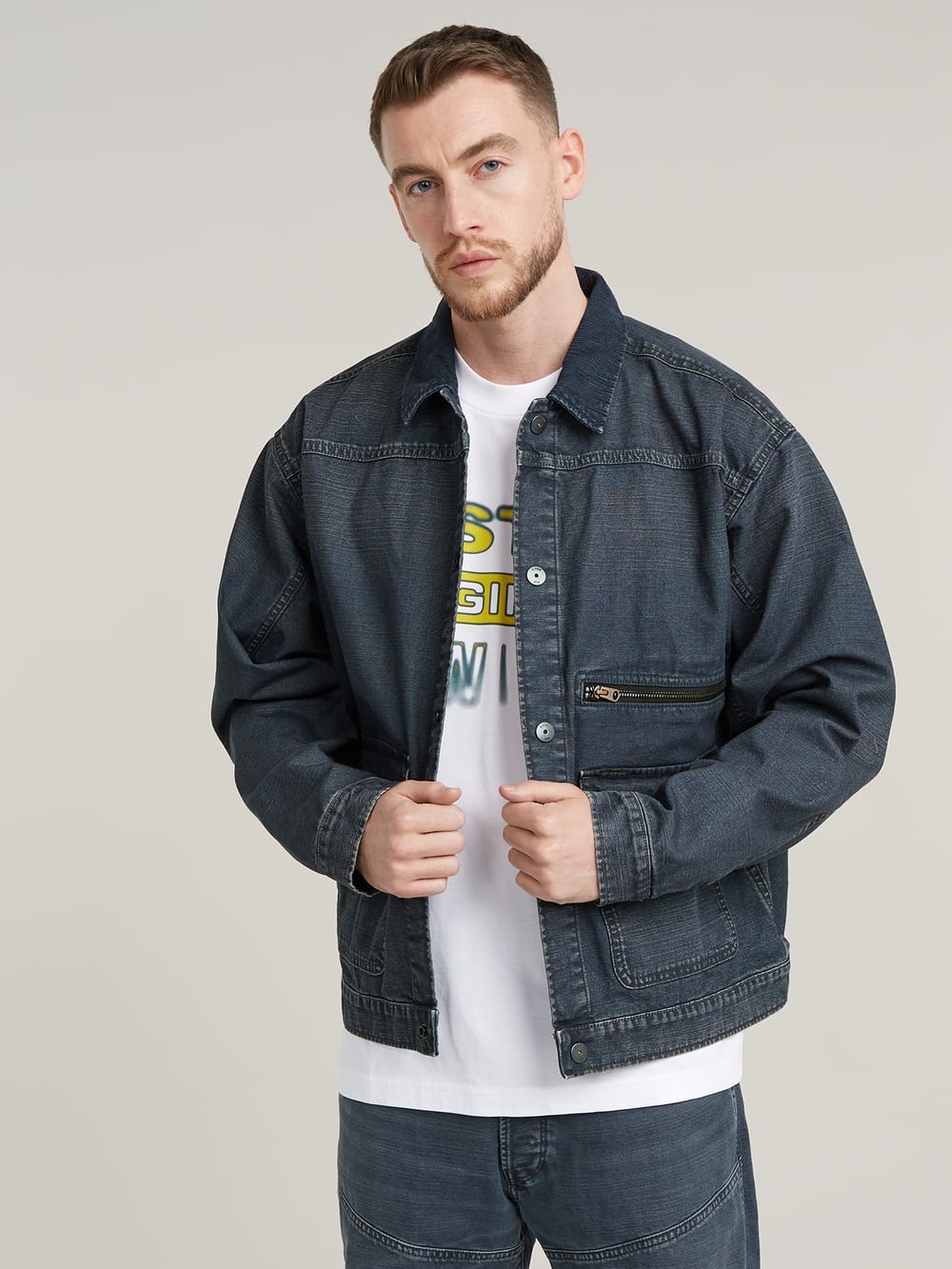 Men s Jean Jackets Oversized Denim Jacket G Star RAW CA