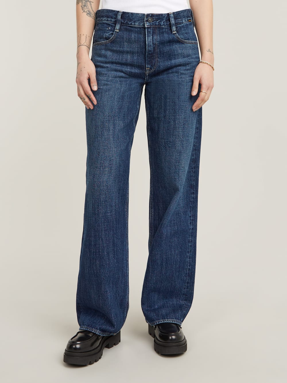 Jean loose femme clearance