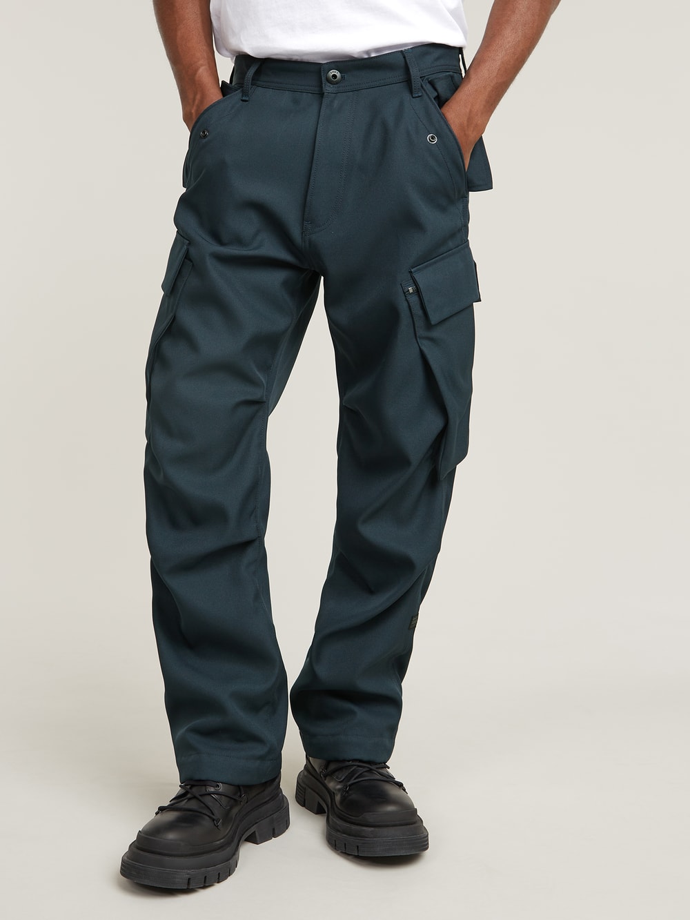 R-3N Regular Straight Cargo Pants | Dark blue | G-STAR® US