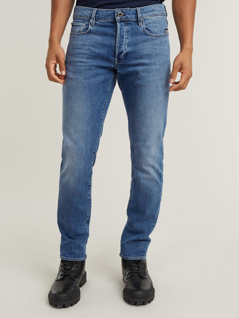 Morry FWD 3D Regular Tapered Jeans | Midden blauw | G-STAR® NL