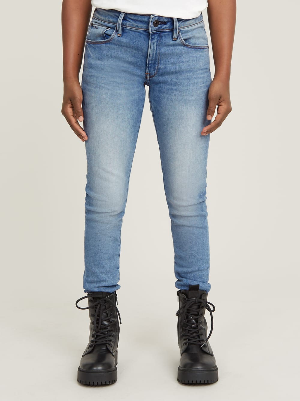 3301 Skinny Jeans | ミディアムブルー | G-STAR® JP