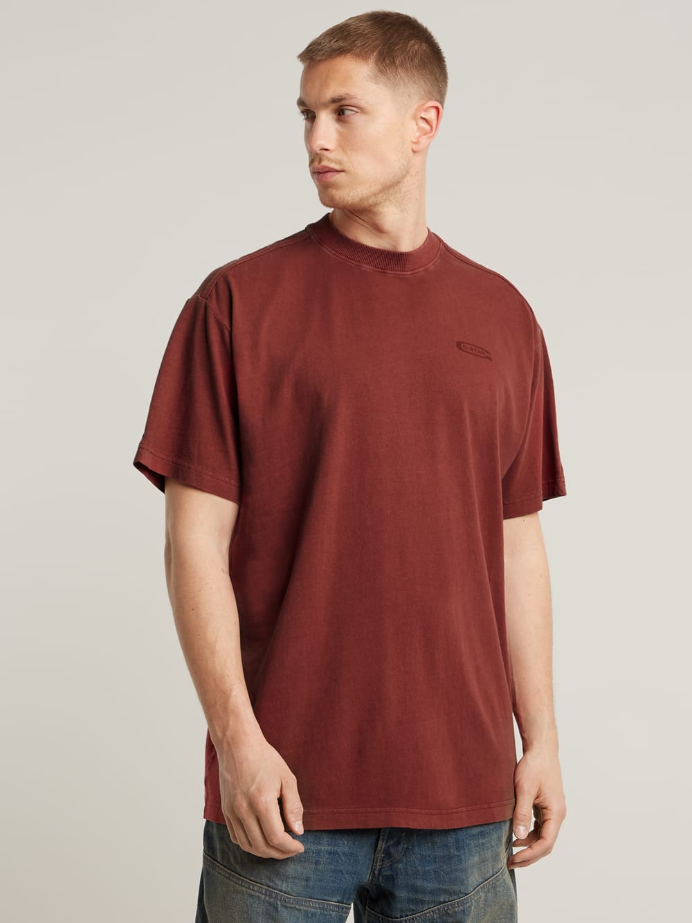 送料込★G-Star★Pigment Dye Loose R T Tシャツ Pigment Dye Loose T-Shirt | Black | G-STAR® US