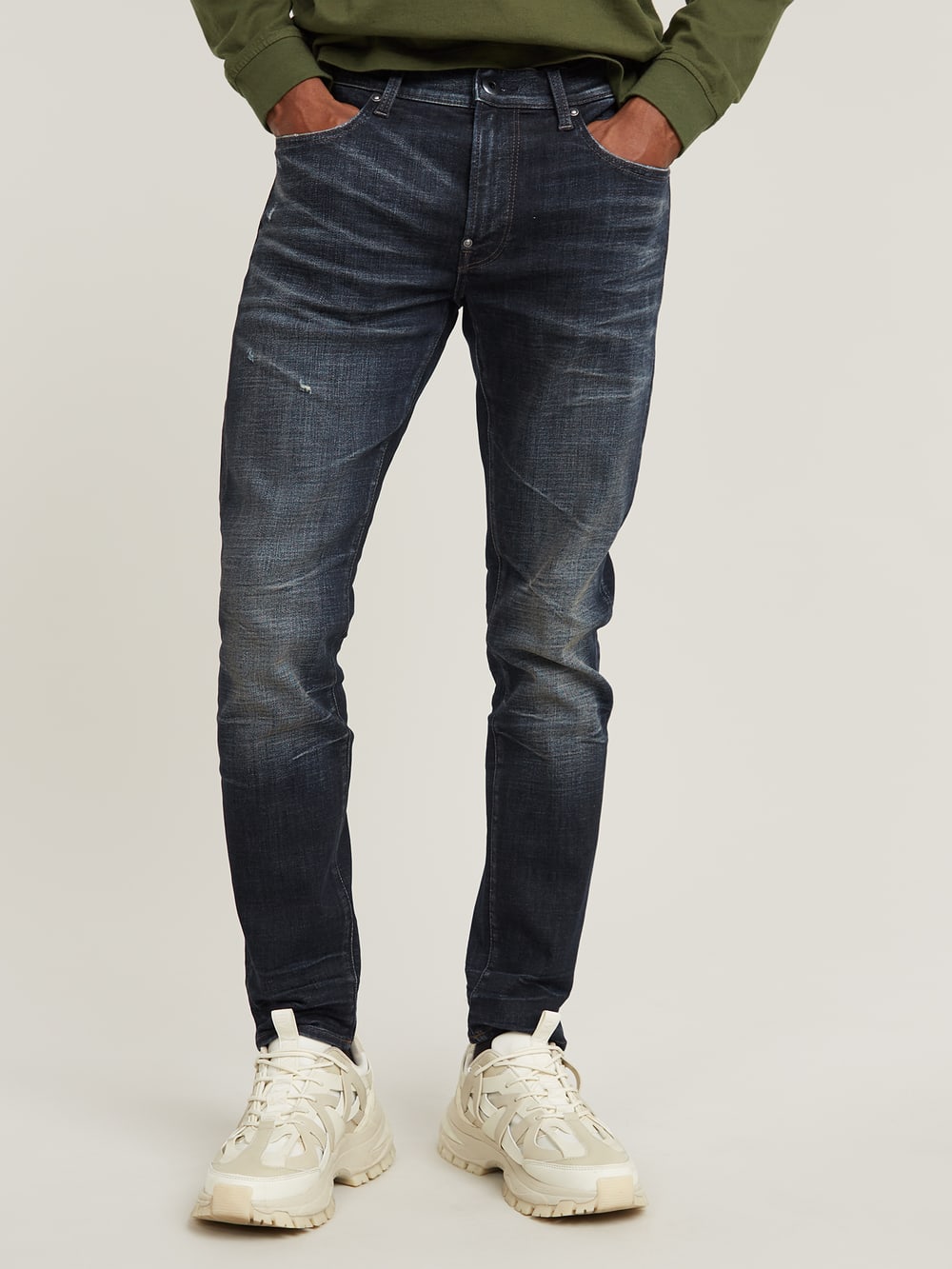 Revend FWD Skinny Jeans | Dark blue | G-STAR® US