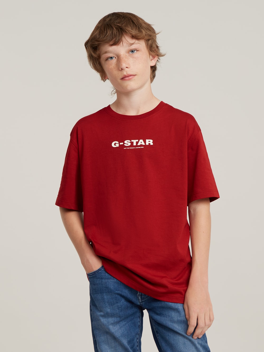 送料込★G-Star★Pigment Dye Loose R T Tシャツ Pigment Dye Loose T-Shirt | レッド | G-STAR® JP