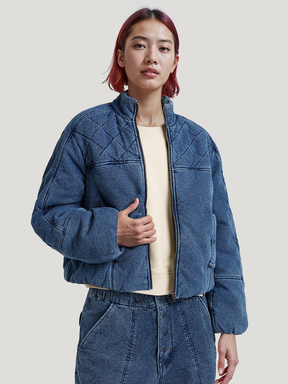 Women s Jean Jacket Cropped Denim Jacket G Star RAW NL