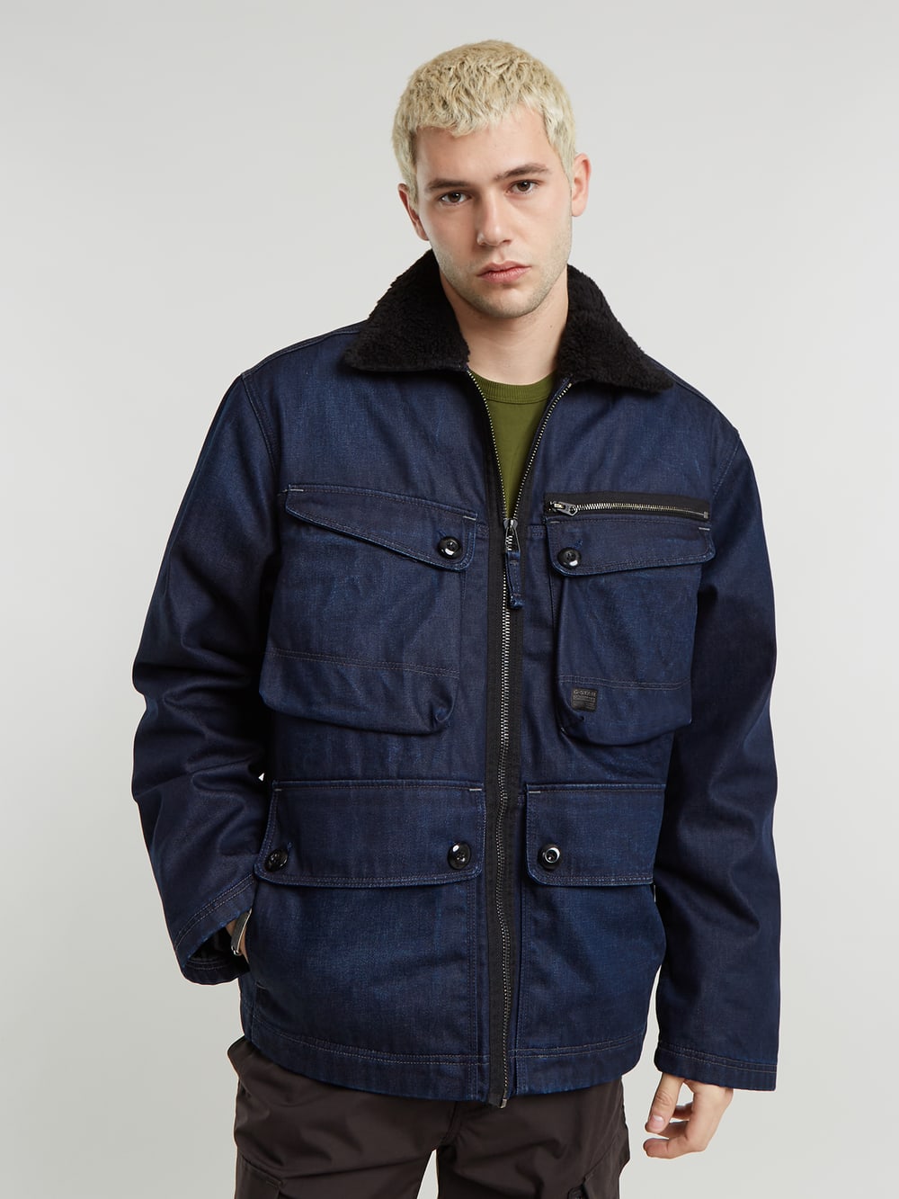 G star raw denim jacket mens top