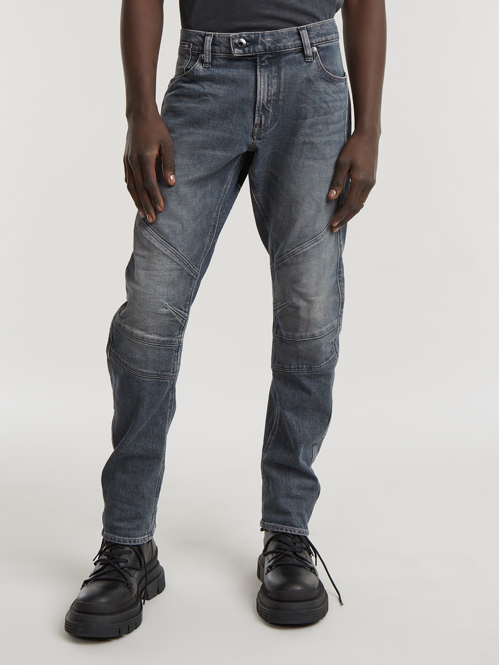 Moto Cross 3D Zip Slim Jeans | Brown | G-STAR® FI