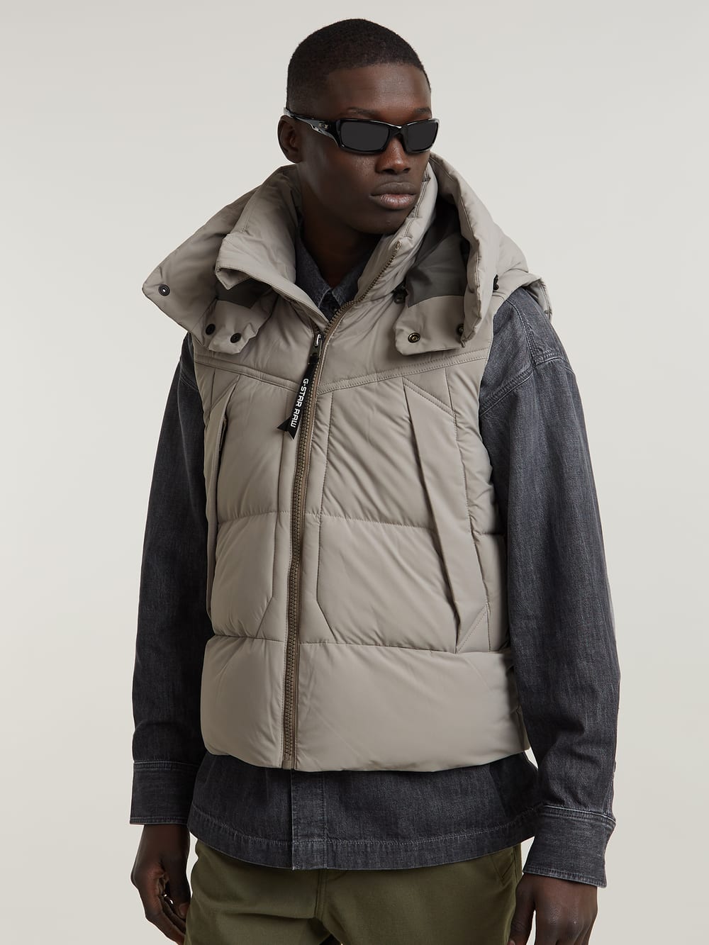 G-STAR RAW E Vest 2 in 1 ジャケット | 0 Vest JP ブラック 2.0⁄