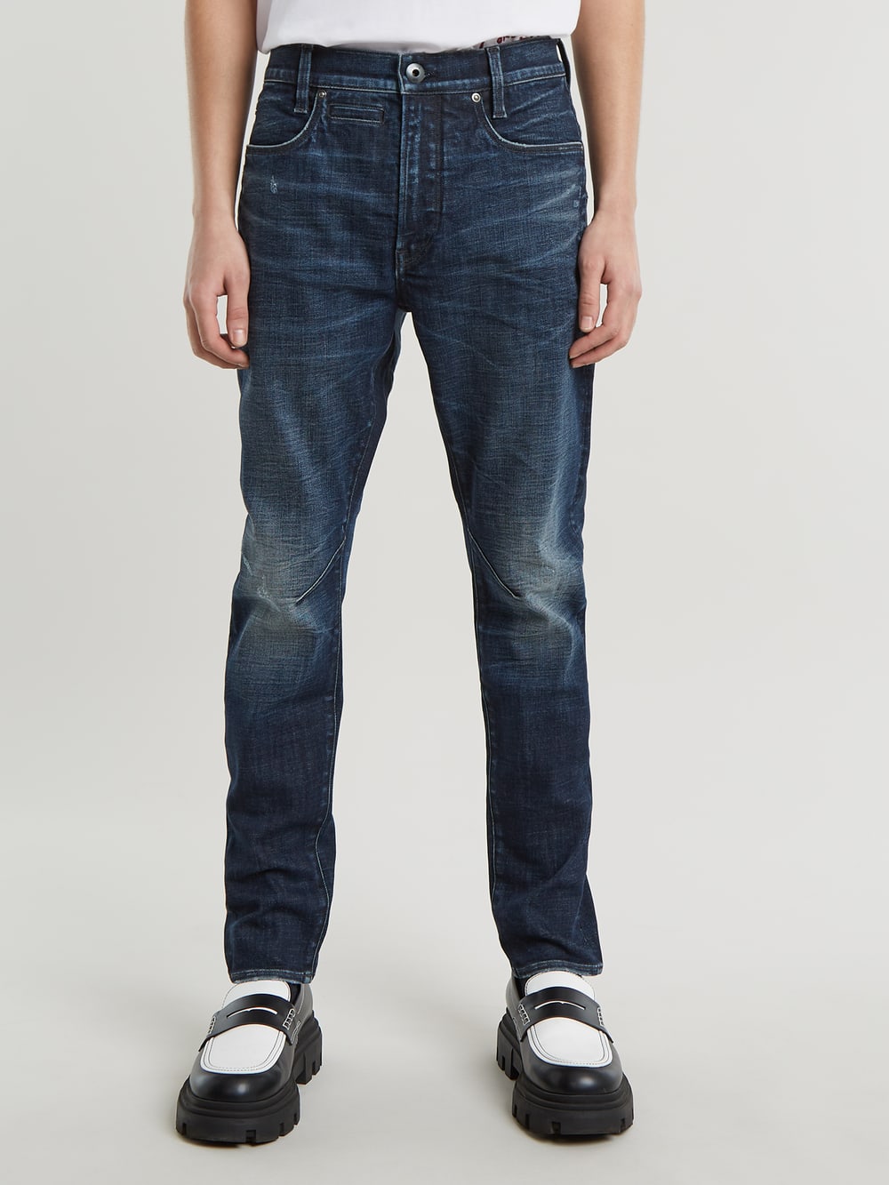 Moto Cross 3D Slim Jeans | Dark blue | G-STAR® US