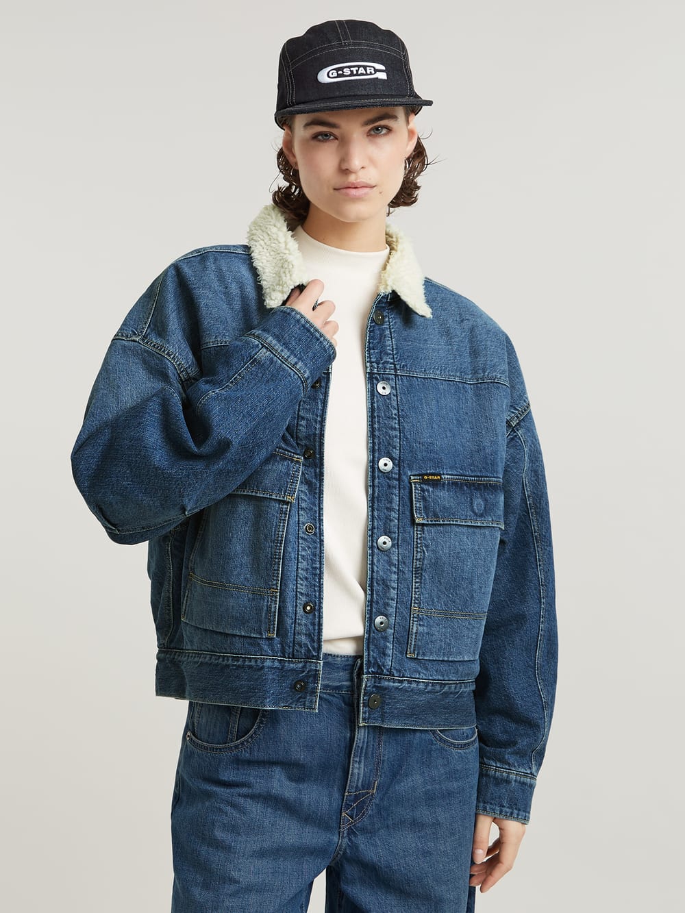 Women s Jean Jacket Cropped Denim Jacket G Star RAW CA
