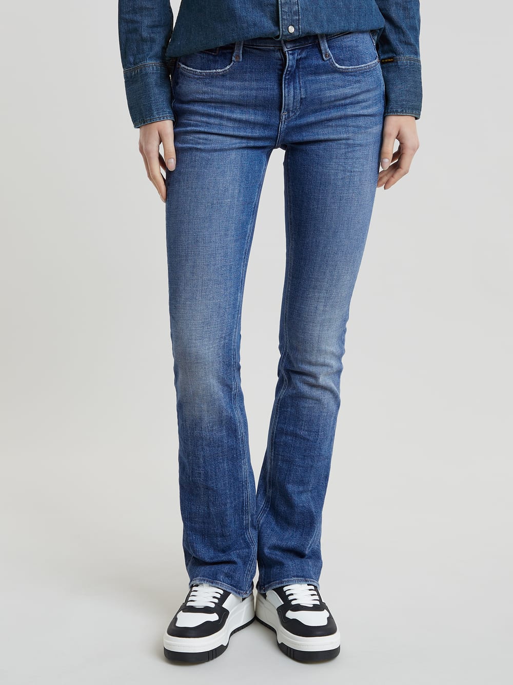 Women s Bootcut Jeans High Rise Low Rise G Star RAW SG