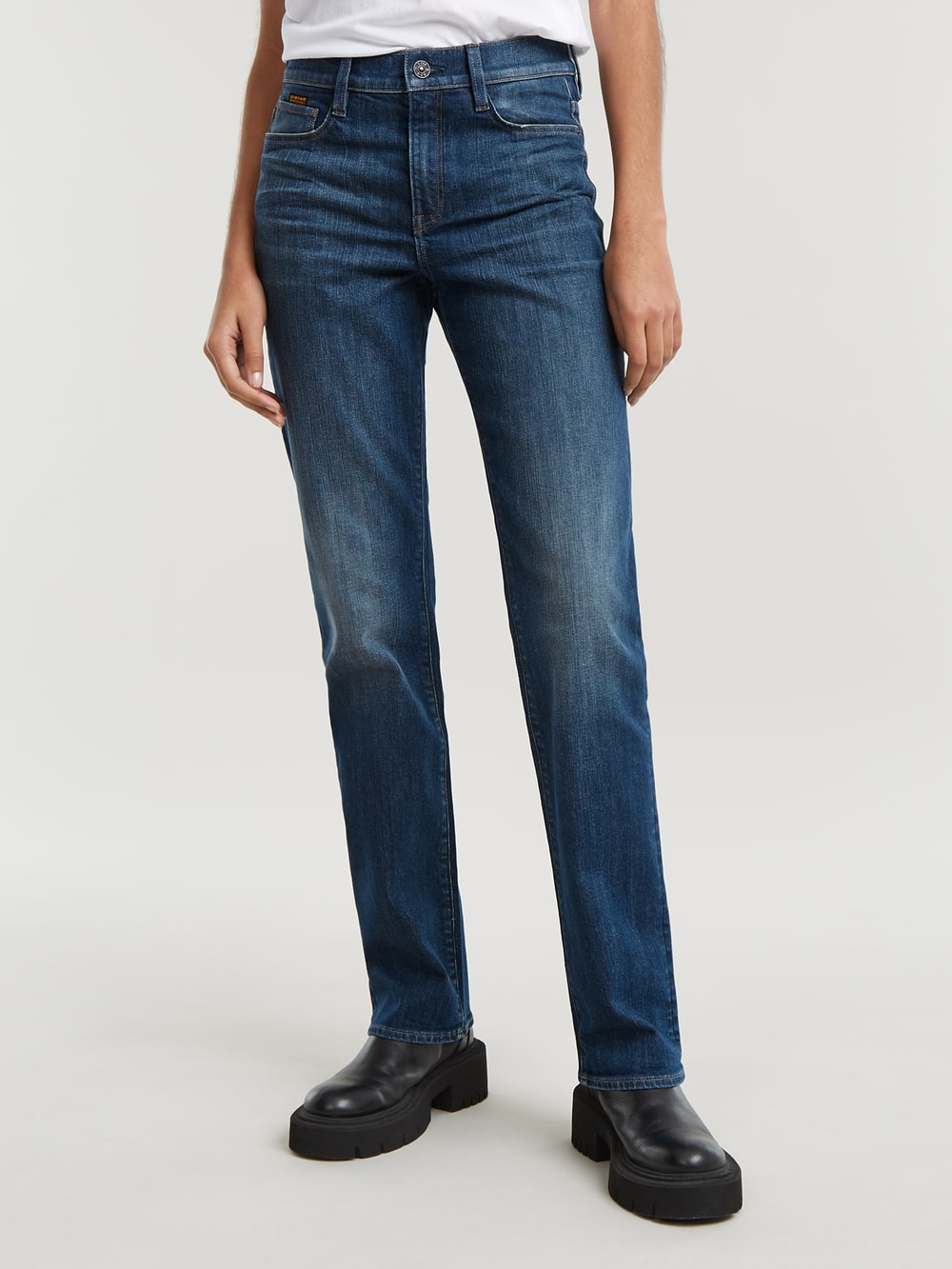 Jeans droits pour femmes Taille haute et basse G Star RAW FR