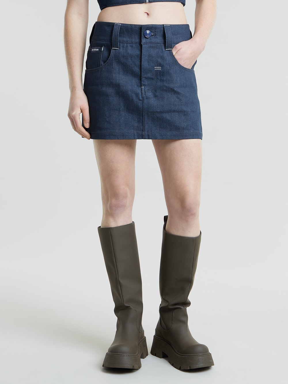 Jupe en jean g star sale