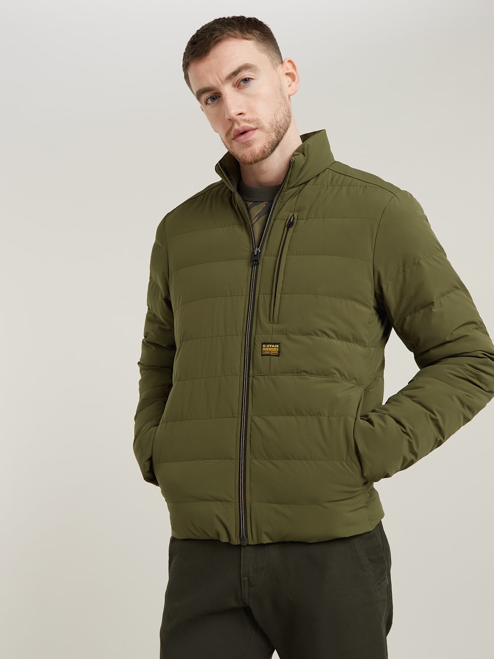 Men s Green Jackets Green Waterproof Jackets G Star RAW NL