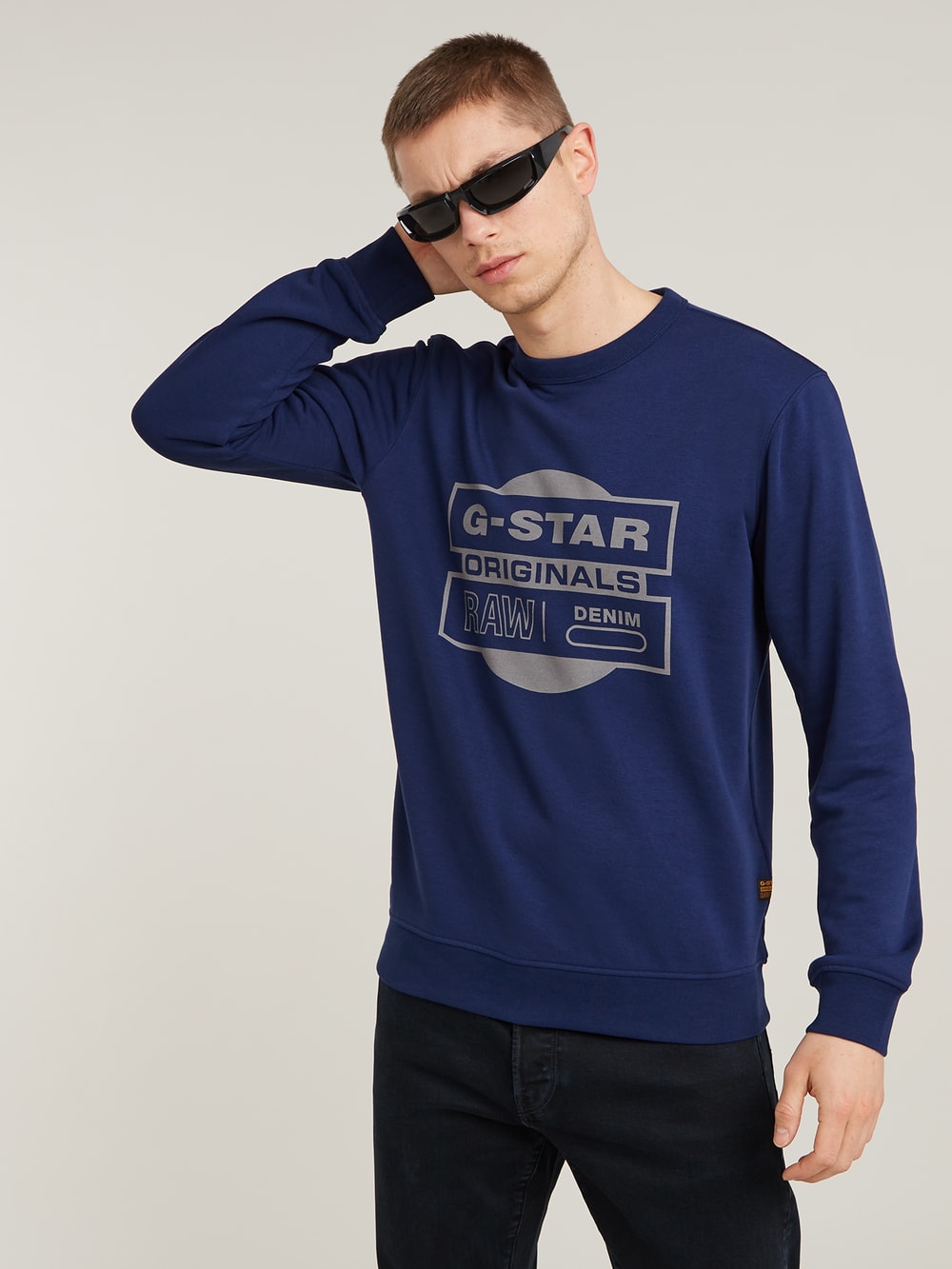 G star crew neck sweatshirt hotsell