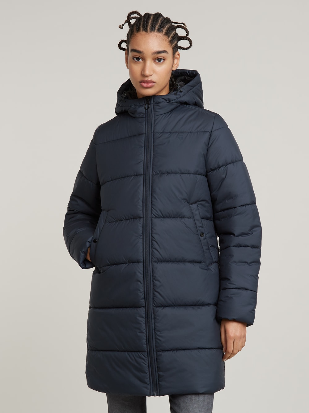 Damen Wintermantel Kapuze G Star Steppmantel Damen Parka Puffer