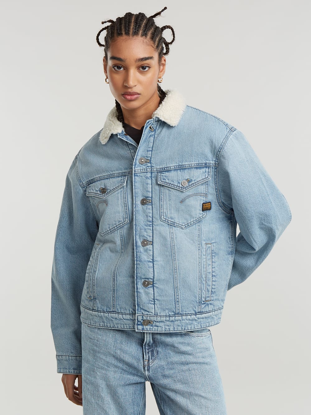 Women s Jean Jacket Cropped Denim Jacket G Star RAW GB