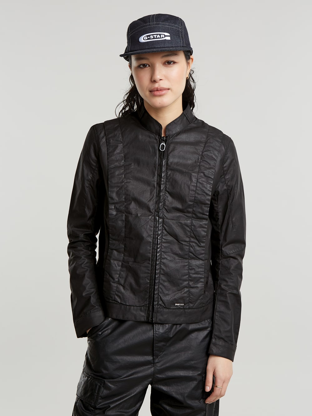 Coated Overshirt Black G STAR CA