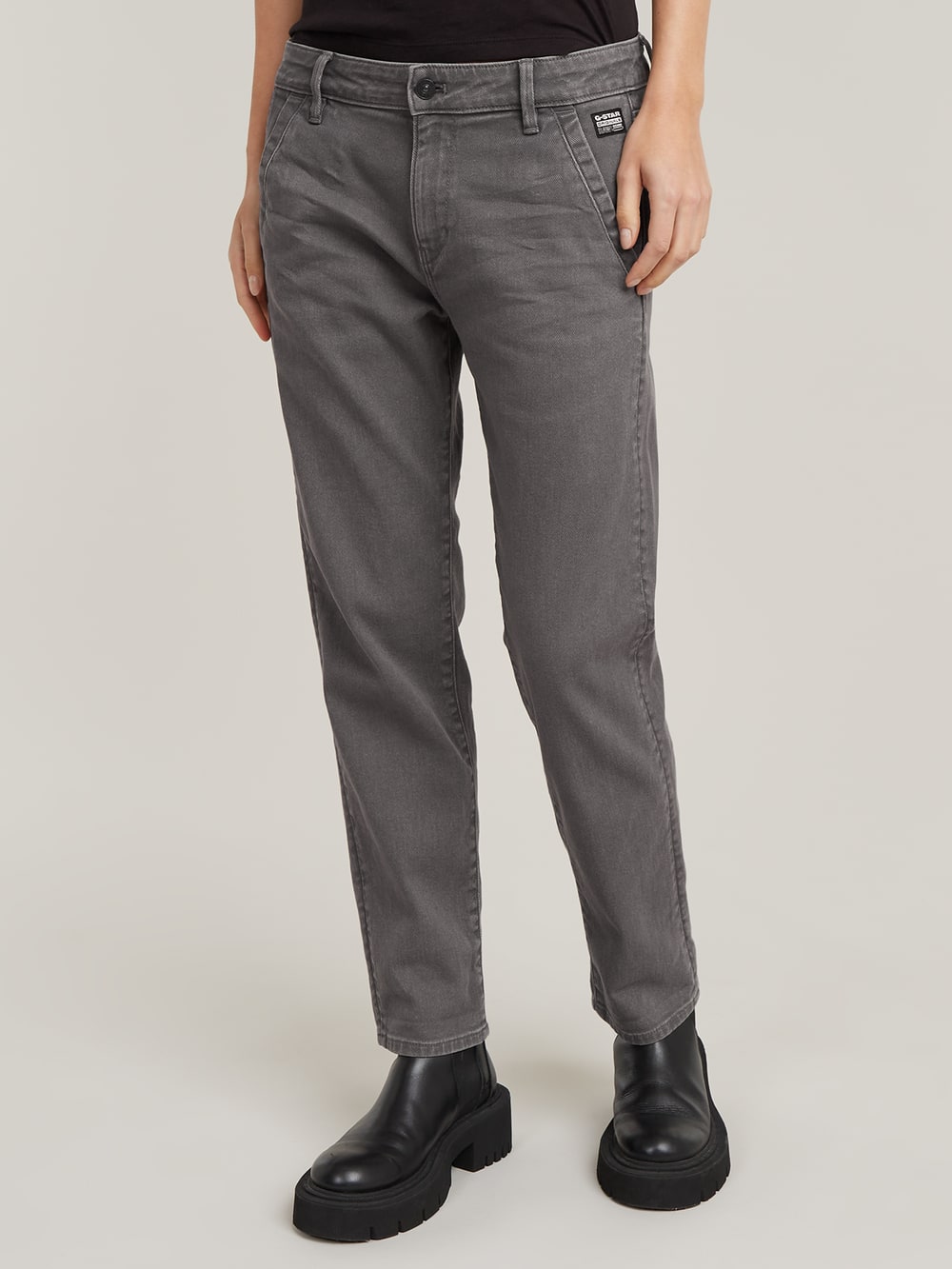 Women s Chino Trousers Slim High Waist Chinos G Star RAW GB