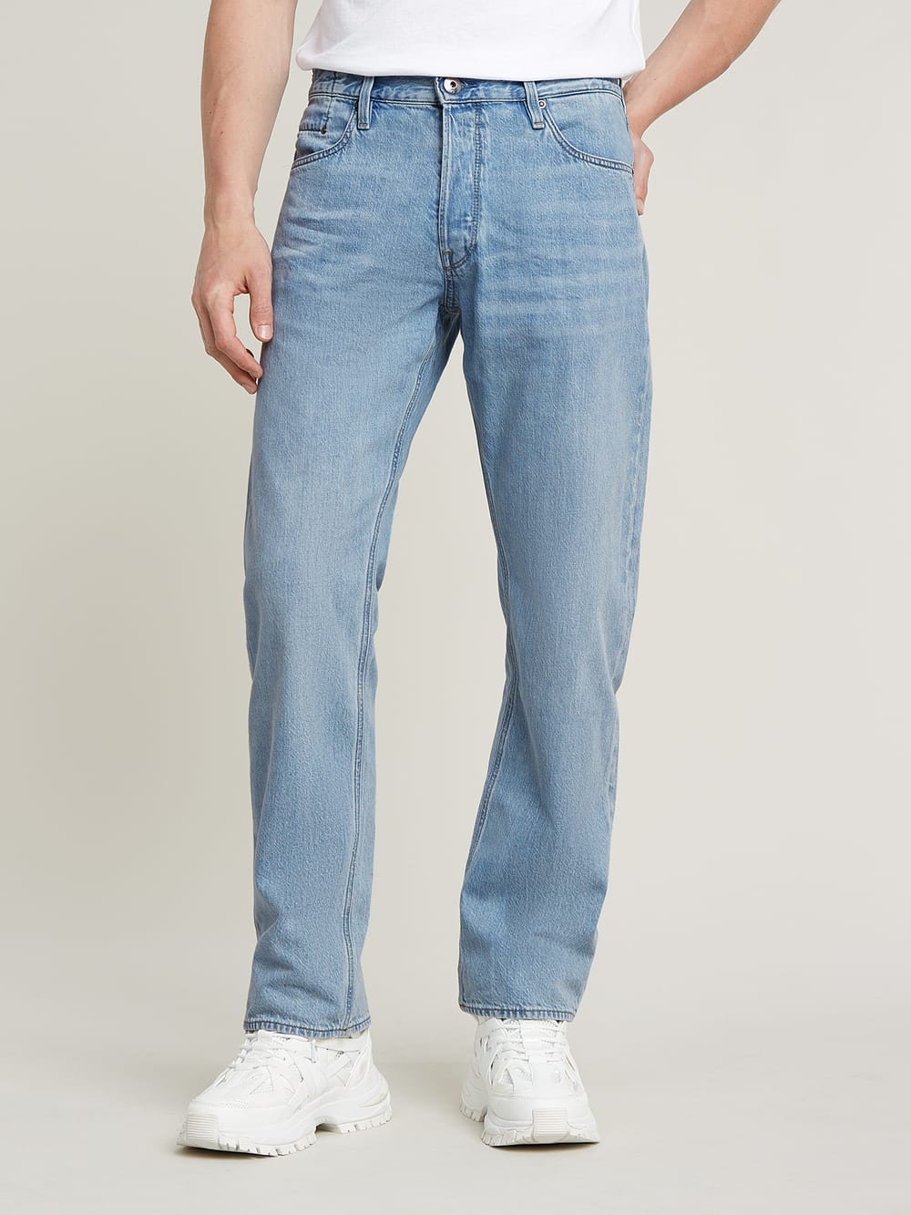 Straight regular jeans discount